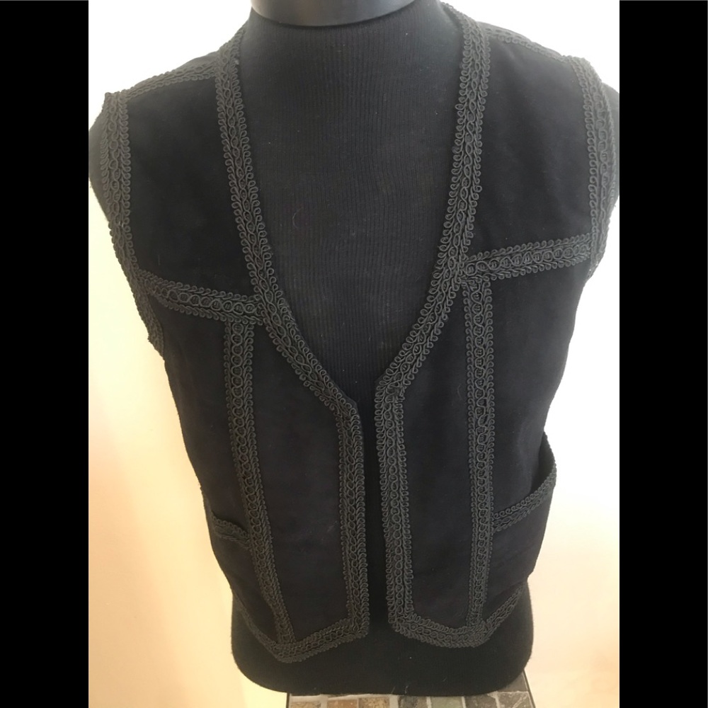 NWOT SUEDE TAN ZARA SZM Top/Vest